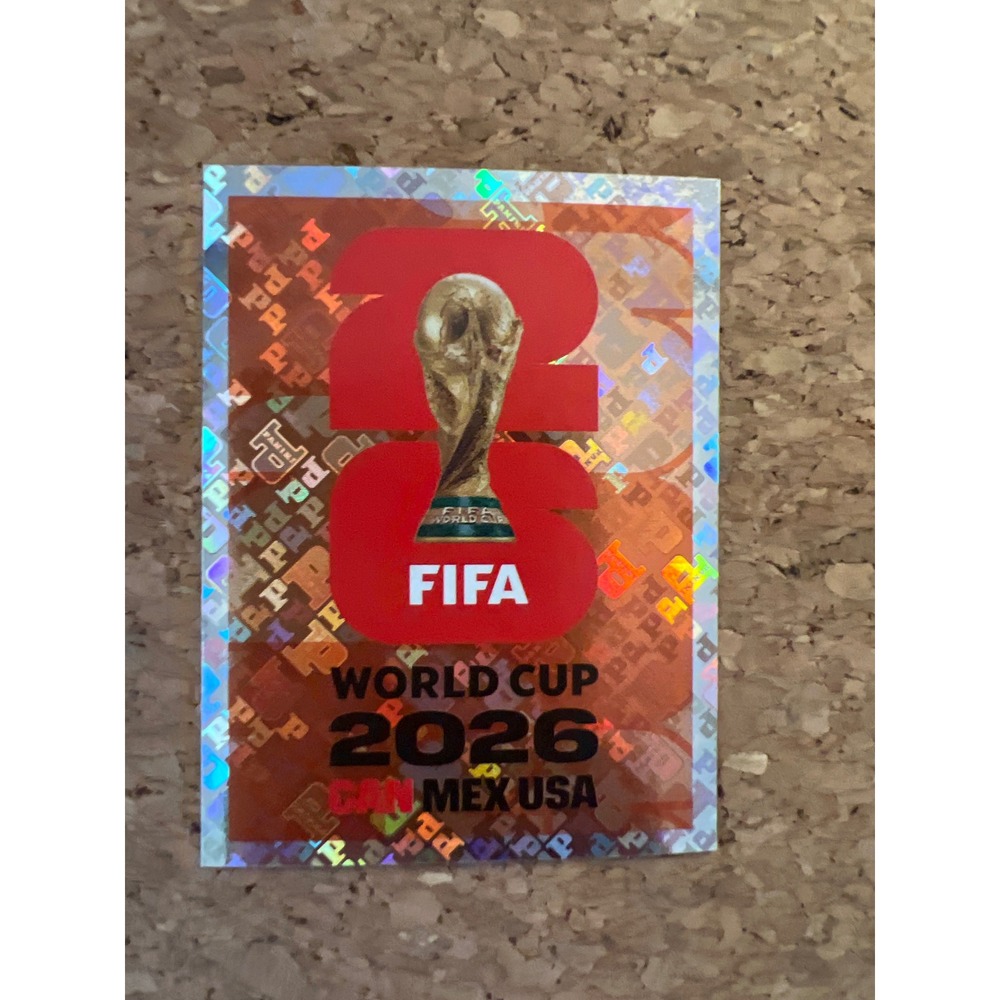 Panini FIFA World Cup 2026 Sticker FWC 6 Holographic Foil CAN MEX USA Trophy